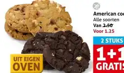 Hoogvliet American cookies aanbieding