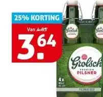 Hoogvliet Grolsch aanbieding