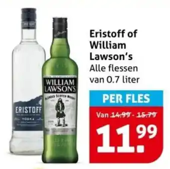 Hoogvliet Eristoff of William Lawson's aanbieding