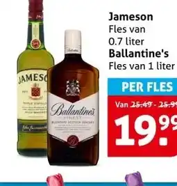 Hoogvliet Jameson, Ballantine's aanbieding