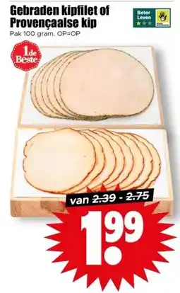 Dirk Gebraden kipfilet of Provençaalse kip aanbieding