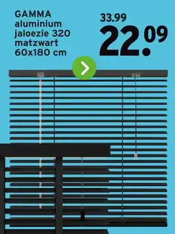 GAMMA GAMMA aluminium jaloezie 320 matzwart aanbieding