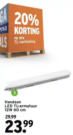 GAMMA Handson LED TL-armatuur 12W aanbieding