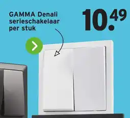 GAMMA GAMMA Denali serieschakelaar aanbieding