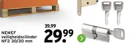 GAMMA NEMEF veiligheidscilinder NF2 30/30 mm aanbieding