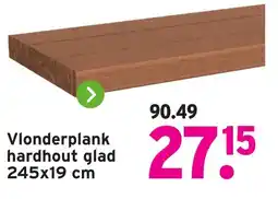 GAMMA Vlonderplank hardhout glad aanbieding