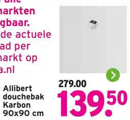GAMMA Allibert douchebak Karbon aanbieding