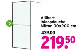 GAMMA Allibert inloopdouche Milton aanbieding