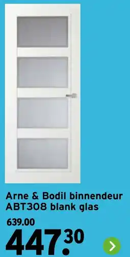 GAMMA Arne & Bodil binnendeur ABT308 blank glas aanbieding