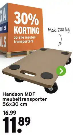 GAMMA Handson MDF meubeltransporter aanbieding