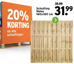 GAMMA Schutting Wales aanbieding