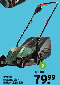 GAMMA Bosch grasmaaier Rotak 320 ER aanbieding