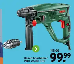 GAMMA Bosch boorhamer PBH 2500 SRE aanbieding