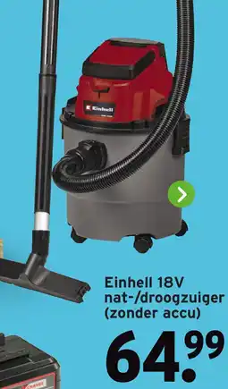 GAMMA Einhell 18V nat-/droogzuiger aanbieding