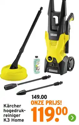 GAMMA Kärcher hogedrukreiniger K3 Home aanbieding