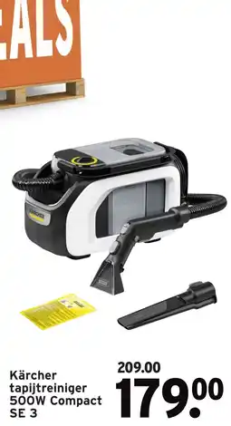 GAMMA Kärcher tapijtreiniger 500W Compact SE 3 aanbieding