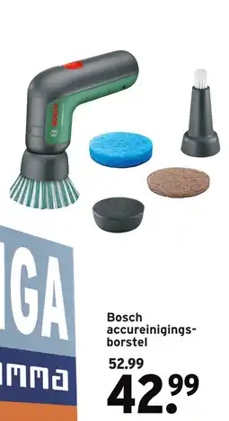 GAMMA Bosch accureinigingsborstel aanbieding
