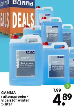 GAMMA GAMMA ruitensproeiervloeistof winter aanbieding