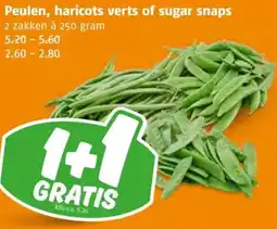 Poiesz Peulen, haricots verts of sugar snaps aanbieding