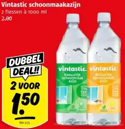 Poiesz Vintastic schoonmaakazijn aanbieding