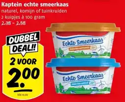 Poiesz Kaptein echte smeerkaas aanbieding