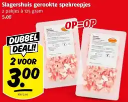 Poiesz Slagershuis gerookte spekreepjes aanbieding