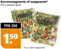 Poiesz Boerensoepgroente of soepgroente aanbieding