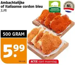 Poiesz Ambachtelijke of Italiaanse cordon bleu aanbieding