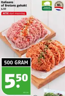 Poiesz Italiaans of Bretons gehakt aanbieding