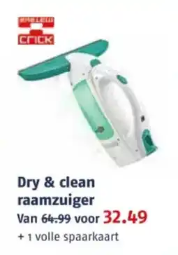 Poiesz Dry & clean raamzuiger aanbieding