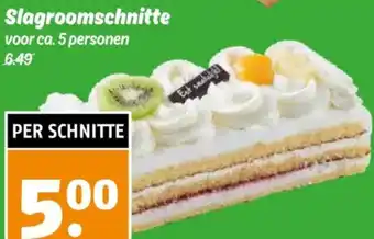 Poiesz Slagroomschnitte aanbieding