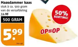 Poiesz Maasdammer kaas aanbieding