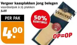 Poiesz Vergeer kaasplakken jong belegen aanbieding
