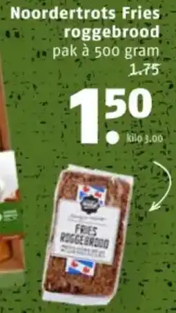Poiesz Noordertrots Fries roggebrood aanbieding