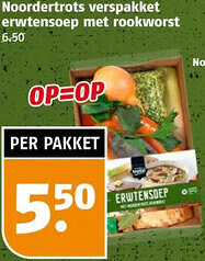 Poiesz Noordertrots verspakket erwtensoep met rookworst aanbieding