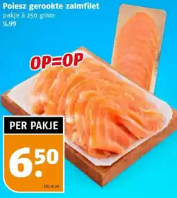 Poiesz Poiesz gerookte zalmfilet aanbieding