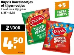Poiesz Duyvis borrelnootjes of tijgernootjes aanbieding