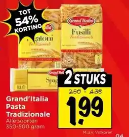Vomar Voordeelmarkt Grand'Italia Pasta Tradizionale aanbieding