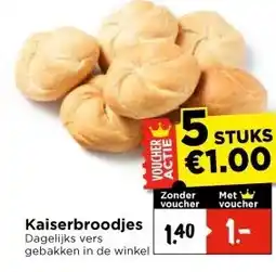 Vomar Voordeelmarkt Kaiserbroodjes aanbieding