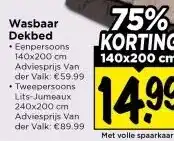 Vomar Voordeelmarkt Wasbaar Dekbed aanbieding
