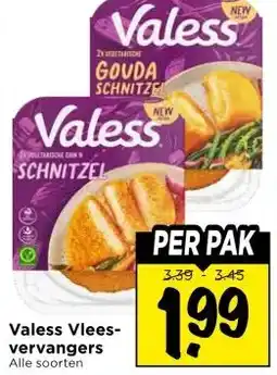 Vomar Voordeelmarkt Valess Vlees- vervangers aanbieding