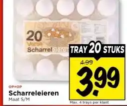 Vomar Voordeelmarkt Scharreleieren aanbieding