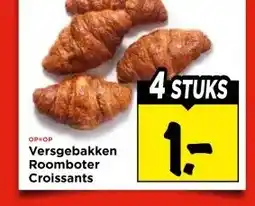 Vomar Voordeelmarkt Versgebakken Roomboter Croissants aanbieding