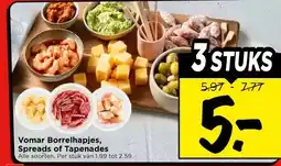 Vomar Voordeelmarkt Vomar Borrelhapjes, Spreads of Tapenades aanbieding