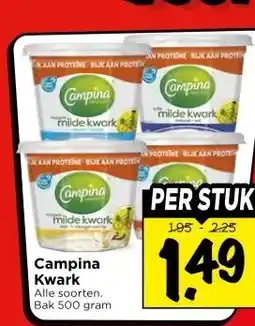Vomar Voordeelmarkt Campina Kwark aanbieding