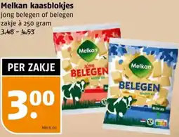 Poiesz Melkan kaasblokjes aanbieding