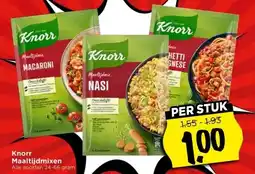 Vomar Voordeelmarkt Knorr Maaltijdmixen aanbieding