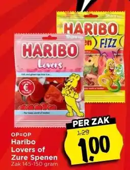 Vomar Voordeelmarkt Haribo Lovers of Zure Spenen aanbieding