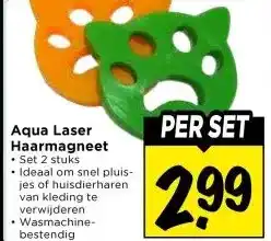 Vomar Voordeelmarkt Aqua Laser Haarmagneet aanbieding