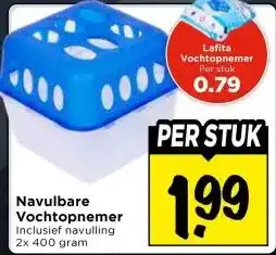 Vomar Voordeelmarkt Navulbare Vochtopnemer aanbieding